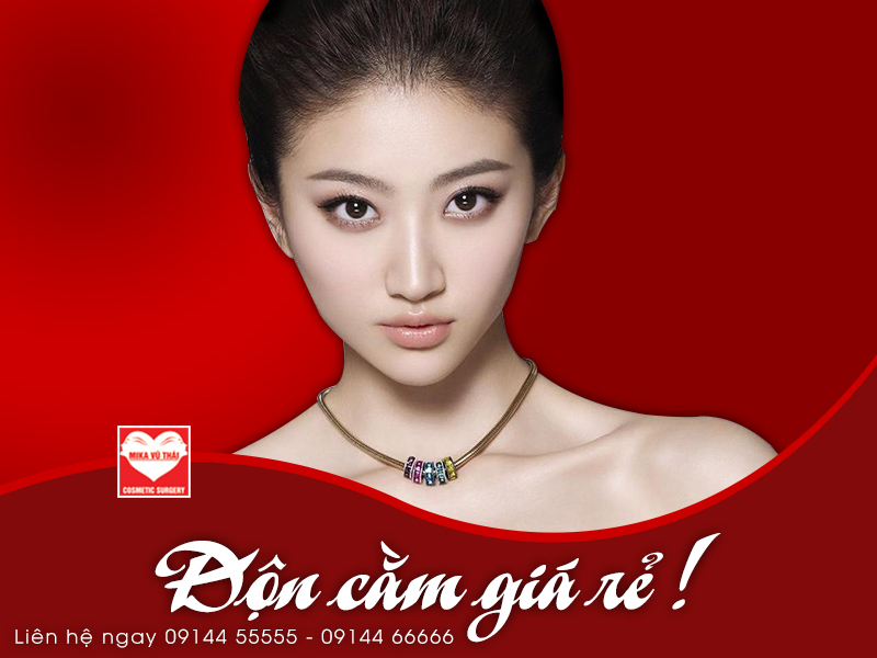 độn cằm giá rẻ tại Mika VŨ Thái